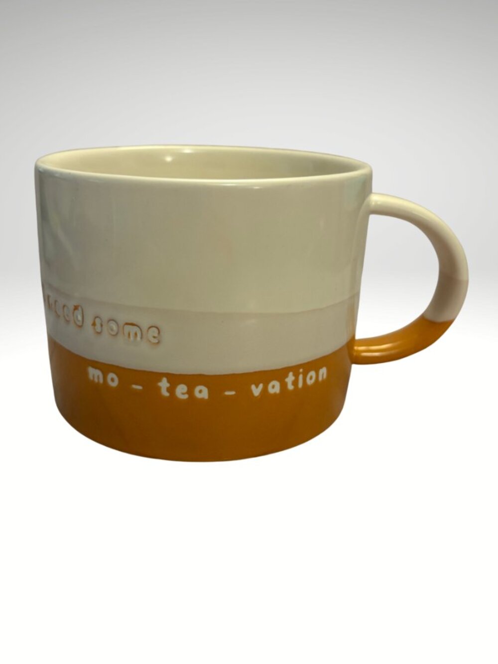 Old Pottery Mug Co Tea Lover Mo-Tea-Vation Ceramic 12 oz Coffee Mug (SKU: 199MI)